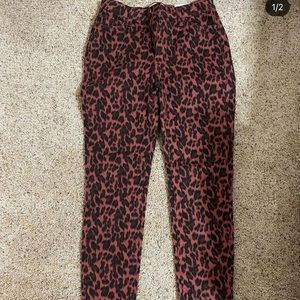 Fun cheetah/leopard jeans never worn